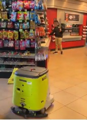 Robot cleaning