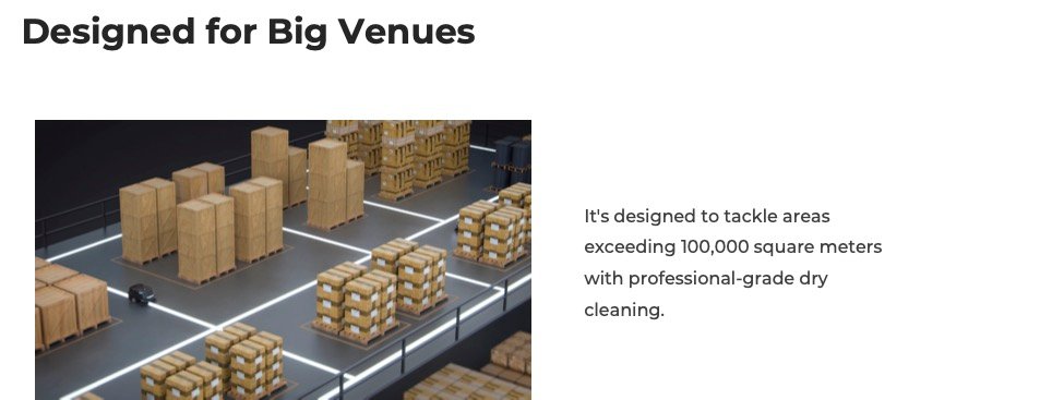 PUDU MT1 designed for big venues